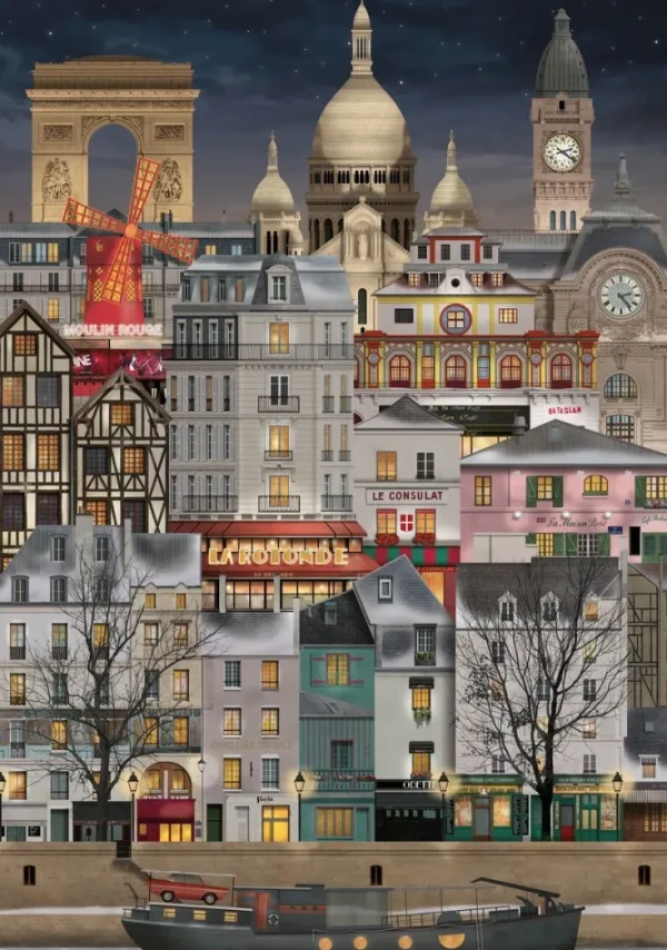 Puzzle Für Erwachsene>Martin Schwartz Puzzle »Weihnachten in Paris«
