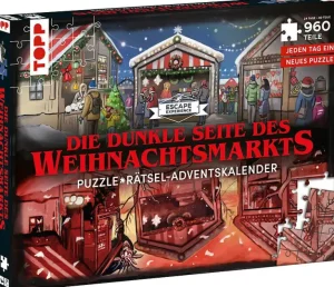 Spiele & Puzzle | Puzzle Für Kinder>ZEIT Buchhandlung Puzzle-Rätsel-Adventskalender: Die dunkle Seite des Weihnachtsmarkts