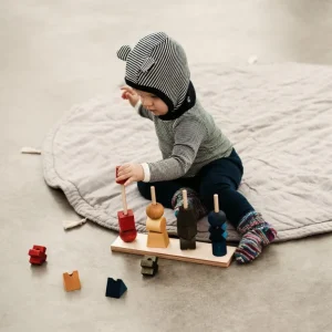 Holzspielzeug>Wooden Story  Regenbogen Steckspielzeug - 16 Teile