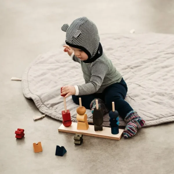 Holzspielzeug>Wooden Story  Regenbogen Steckspielzeug - 16 Teile