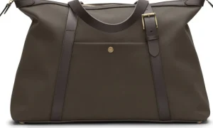 Weekender>MISMO Reisetasche »HOLDALL«, Oliv / Braun
