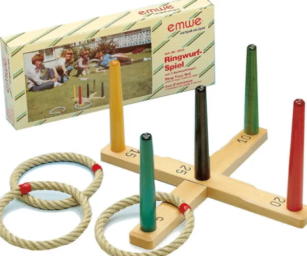 Holzspielzeug>EMWE Ringwurfspiel