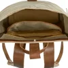 Rucksäcke>HACK Lederwaren Rolltop-Rucksack aus Segeltuch