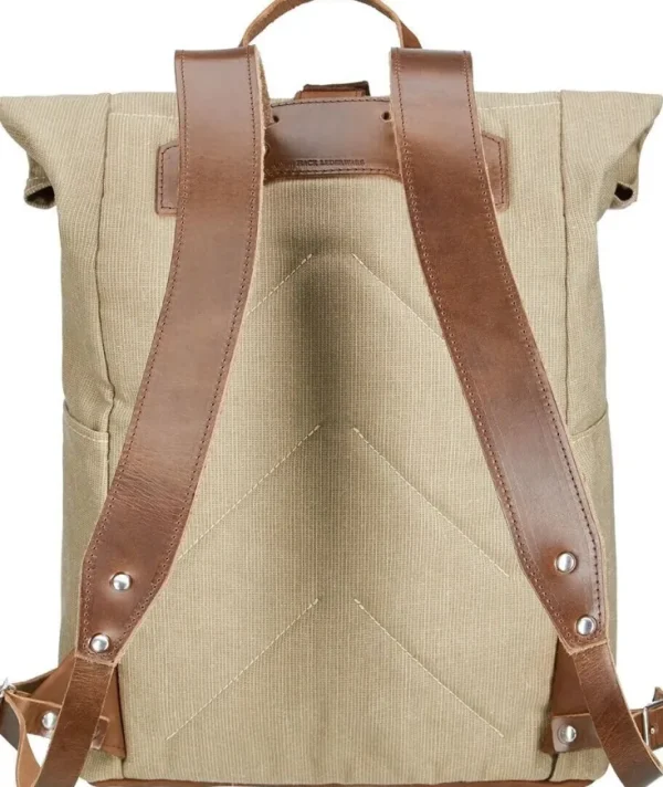 Rucksäcke>HACK Lederwaren Rolltop-Rucksack aus Segeltuch