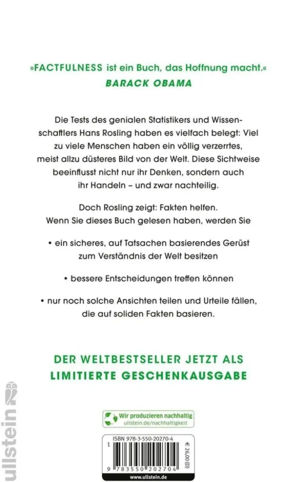 Sachbücher>ZEIT Buchhandlung Rosling, H: Factfulness