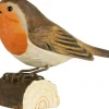 Dekoration & Vasen>Wildlife Garden Rotkehlchen aus Holz