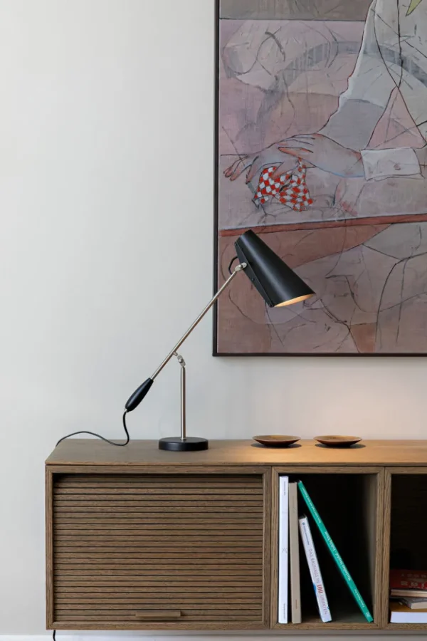 Tisch- & Leseleuchten | Schreibtischleuchten>Northern Schwarze Tischlampe »Birdy«