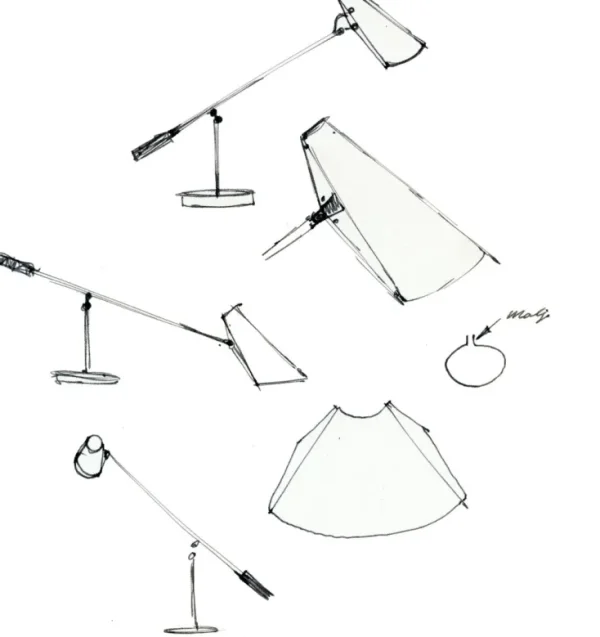 Tisch- & Leseleuchten | Schreibtischleuchten>Northern Schwarze Tischlampe »Birdy«