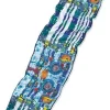Künstlertücher>Ars mundi Seidenschal »Blue Blues«, nach Friedensreich Hundertwasser