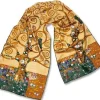 Künstlertücher>Ars mundi Seidenschal »Lebensbaum«, nach Gustav Klimt