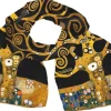 Seide | Künstlertücher>Ars mundi Seidenschal »Lebensbaum«, nach Gustav Klimts Stoclet Fries