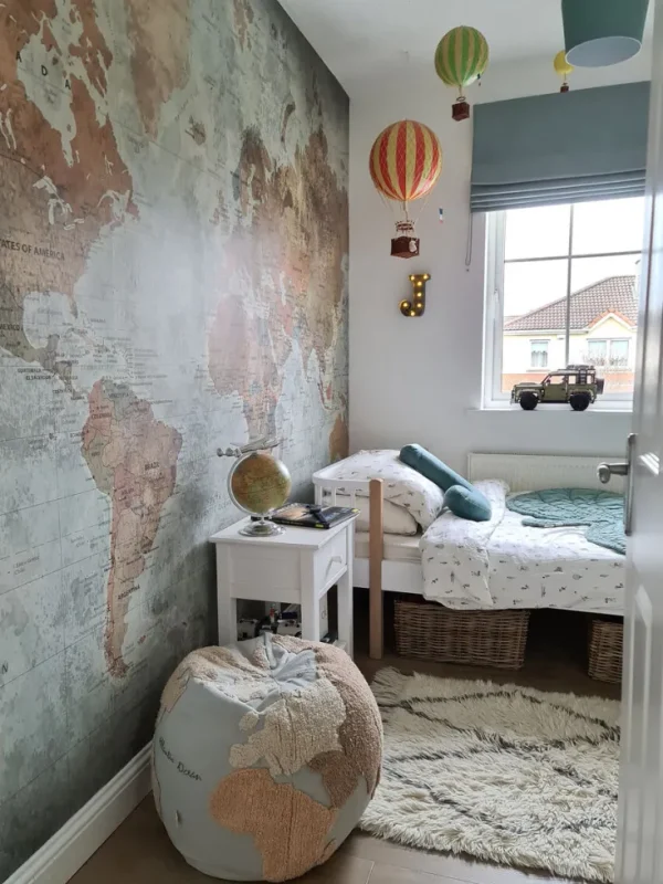 Möbel | Textilien>LORENA CANALS S.L. Sitzkissen »Pouf World Map«