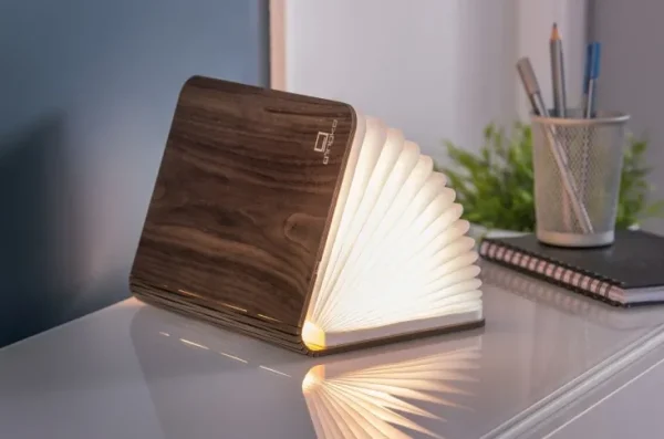 Tisch- & Leseleuchten>Gingko Design Ltd Smart Booklight »Walnuss«