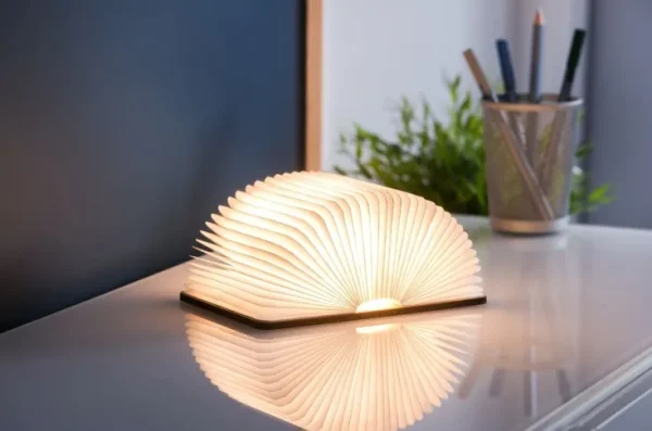 Tisch- & Leseleuchten>Gingko Design Ltd Smart Booklight »Walnuss«