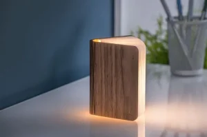 Tisch- & Leseleuchten>Gingko Design Ltd Smart Booklight »Walnuss«
