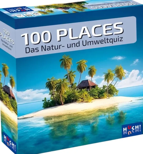 Spiele & Puzzle | Spiele Für Kinder>HUCH! Spiel »100 Places - Das Natur- und Umweltquiz«