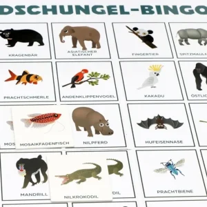 Spiele & Puzzle | Spiele Für Kinder>Laurence King Verlag Spiel »Dschungel-Bingo«