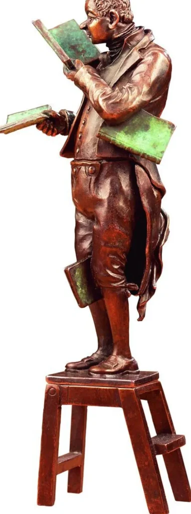 Kunstbronze & Stahl>Ars mundi Spitzweg, Carl: »Der Bücherwurm«