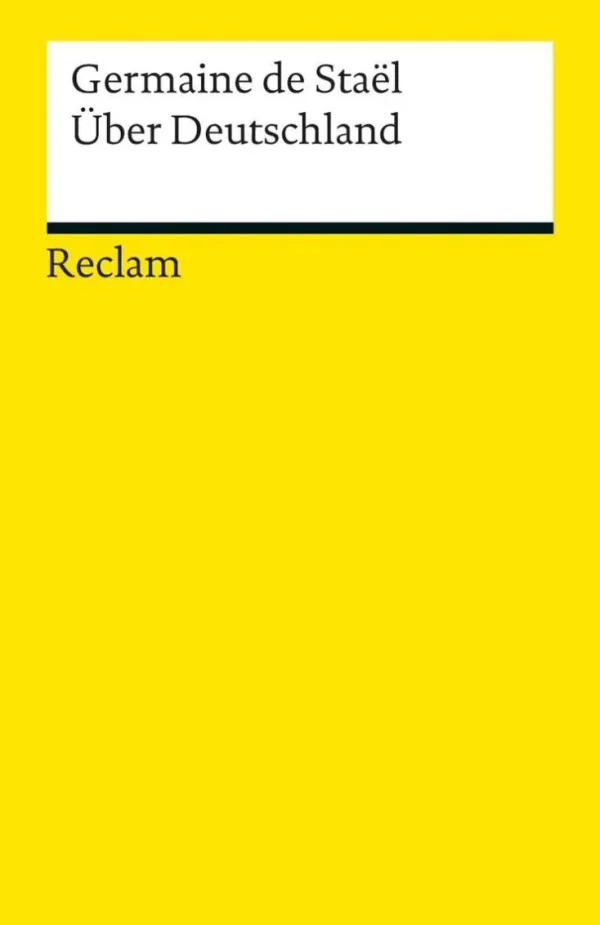 Sachbücher>ZEIT Buchhandlung Staël, G: Über Deutschland