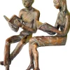 Alle Skulpturen | Bronze>Ars mundi Stauch, Birgit: Skulpturenpaar »Buchleser & Buchleserin«