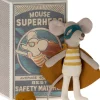 Kuscheltiere & Puppen>Maileg »Superheldmaus« in Streichholzschachtel