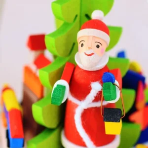 Kerzen & Raumdüfte>Graupner Holzminiaturen Teelichtpyramide »Weihnachtsmann«