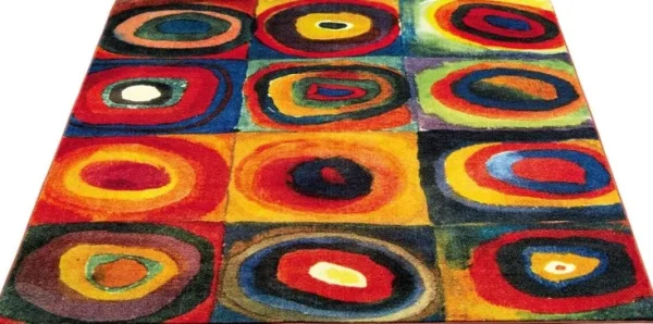 Teppiche | Teppiche>Ars mundi Teppich »Farbstudie Quadrate« nach Kandinsky