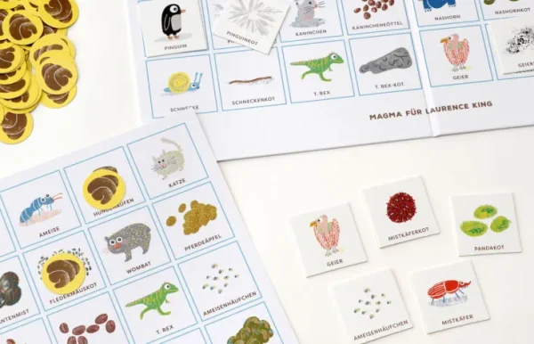 Spiele & Puzzle | Spiele Für Kinder>Laurence King Verlag »Tierkacke Bingo«