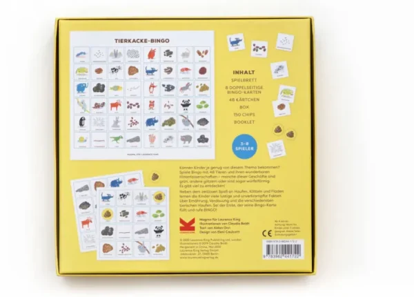 Spiele & Puzzle | Spiele Für Kinder>Laurence King Verlag »Tierkacke Bingo«