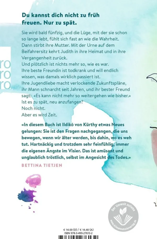 Romane>ZEIT Buchhandlung von Kürthy, Ildikó: Es wird Zeit