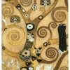 Wand- & Tischuhren>Gustav Klimt Wanduhr »Lebensbaum« nach