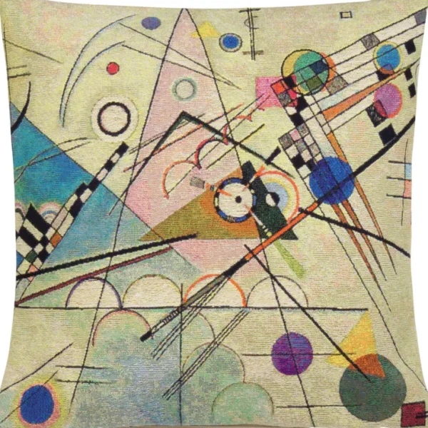 Decken & Kissen>Ars mundi Wassily Kandinsky: ​ 3 Kissenhüllen »Komposition VIII A-C« im Set