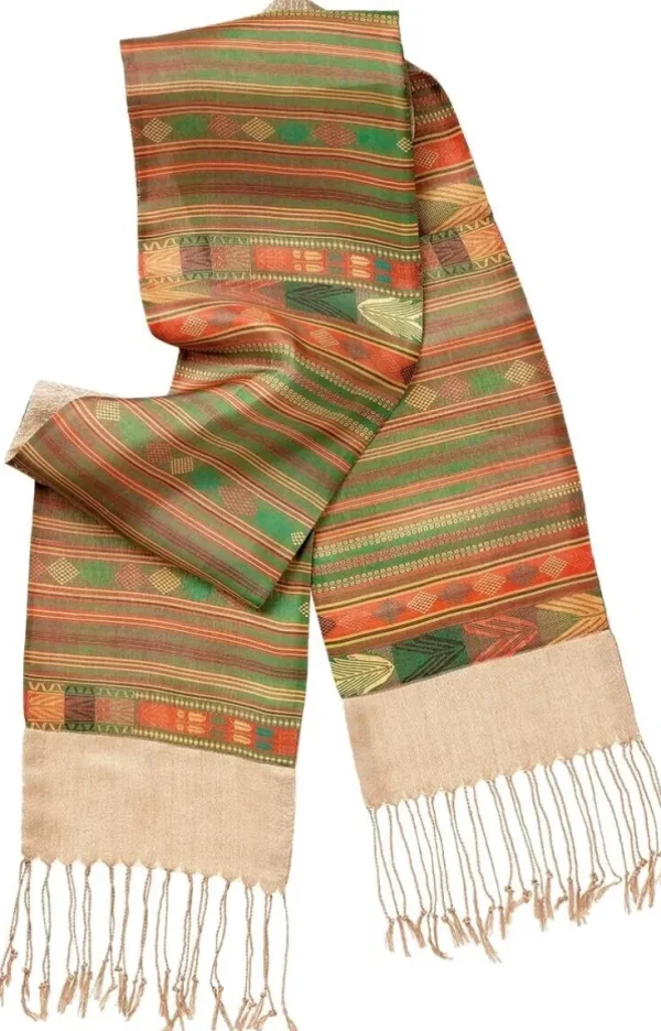 Künstlertücher>Ars mundi Waszak, Petra: Pashmina-Schal »Colors of Africa«