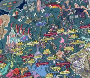 Spiele & Puzzle | Puzzle Für Erwachsene>Water & Wines Wein Puzzle »Deutschland«