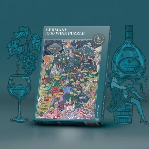 Spiele & Puzzle | Puzzle Für Erwachsene>Water & Wines Wein Puzzle »Deutschland«