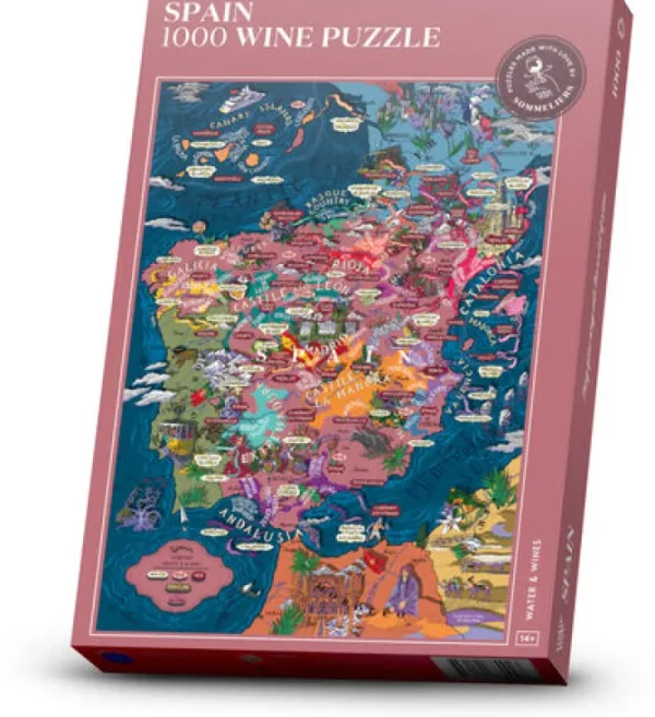 Spiele & Puzzle | Puzzle Für Erwachsene>Water & Wines Wein Puzzle »Spanien«