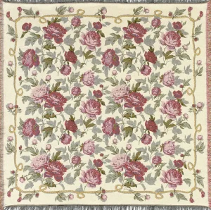 Decken & Kissen>Ars mundi Wohnplaid »Rosen«