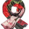 Wolle | Künstlertücher>Ars mundi Wollschal »Großer Mohn (Rot, Rot, Rot)« nach Emil Nolde