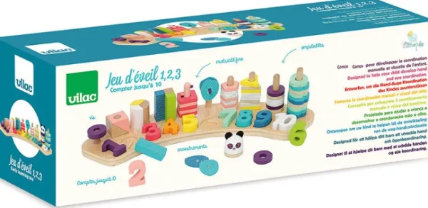 Lernspiele>VILAC Zahlenlernspiel