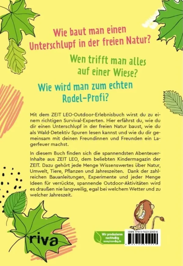 Sachbücher>ZEIT LEO -Outdoor-Erlebnisbuch