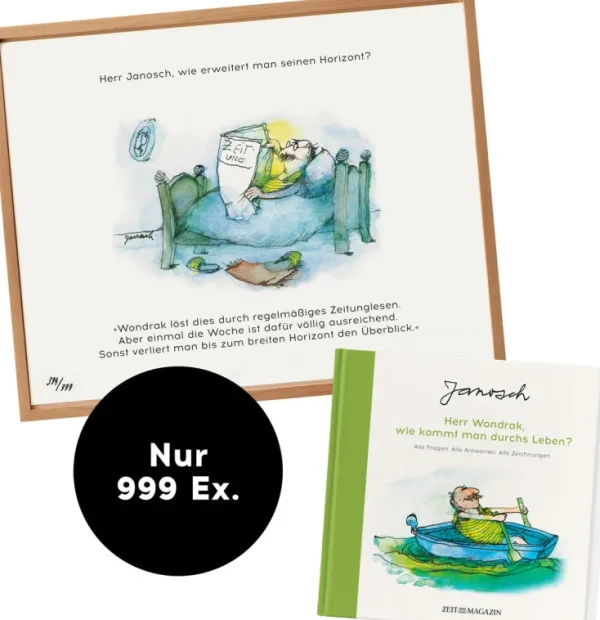Geschenkbücher>DIE ZEIT ZEIT-Edition »Herr Janosch, wie erweitert man seinen Horizont?«
