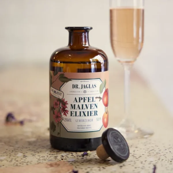 Sondereditionen | Likör & Rum>Dr. Jaglas ZEIT-Sonderedition Dessertlikör »Apfel Malven-Elixier«