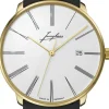 Armbanduhren>Junghans ZEIT-Sonderedition »Meister fein Automatic Edition Erhard«, Gelbgold