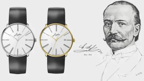Armbanduhren>Junghans ZEIT-Sonderedition »Meister fein Automatic Edition Erhard«, Gelbgold