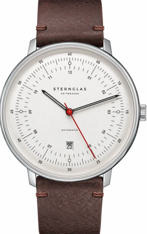 Armbanduhren>Sternglas ZEIT-Sonderedition Uhr »Hamburg«, Silber