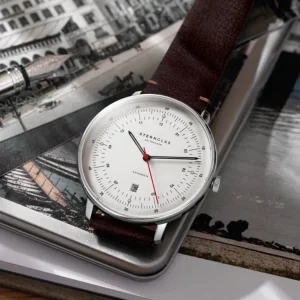 Armbanduhren>Sternglas ZEIT-Sonderedition Uhr »Hamburg«, Silber