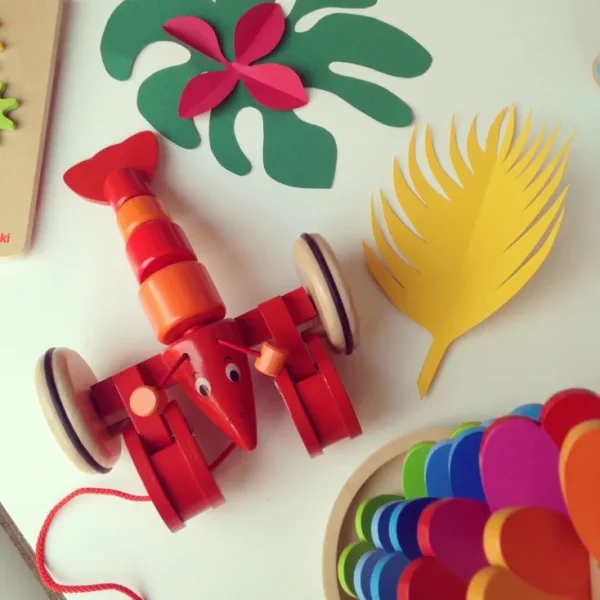 Nikolausgeschenke | Holzspielzeug>GOKI Ziehtier »Hummer Rüdiger«