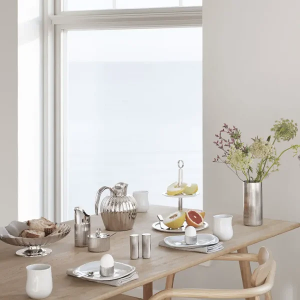 Zubereiten & Servieren>Georg Jensen Zuckerdose mit Löffel »Bernadotte«